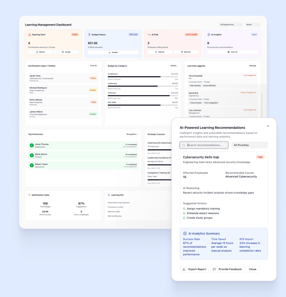 Skills and competency development
